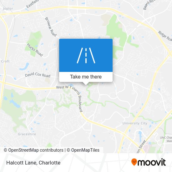Mapa de Halcott Lane