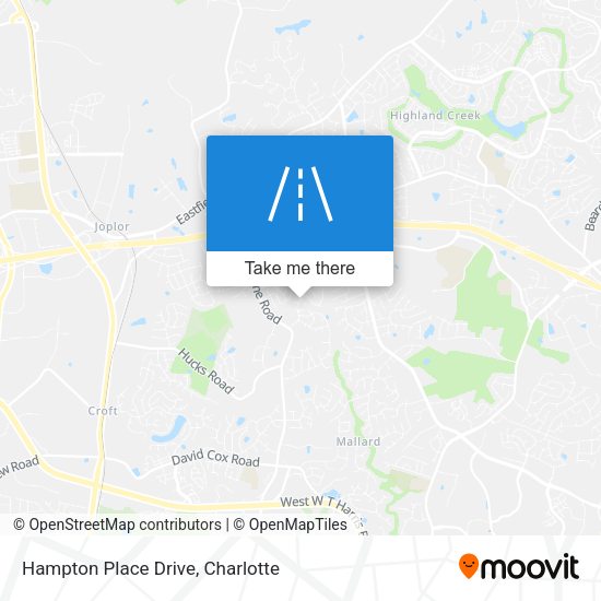 Mapa de Hampton Place Drive