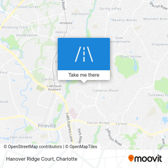 Hanover Ridge Court map