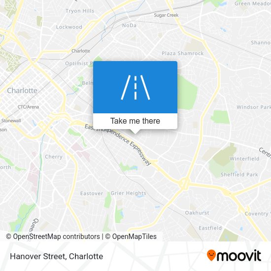 Mapa de Hanover Street
