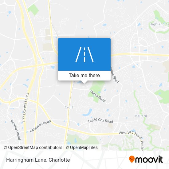 Mapa de Harringham Lane