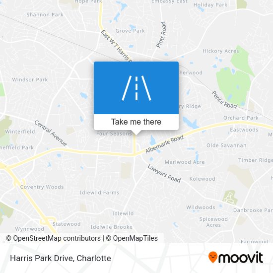 Harris Park Drive map