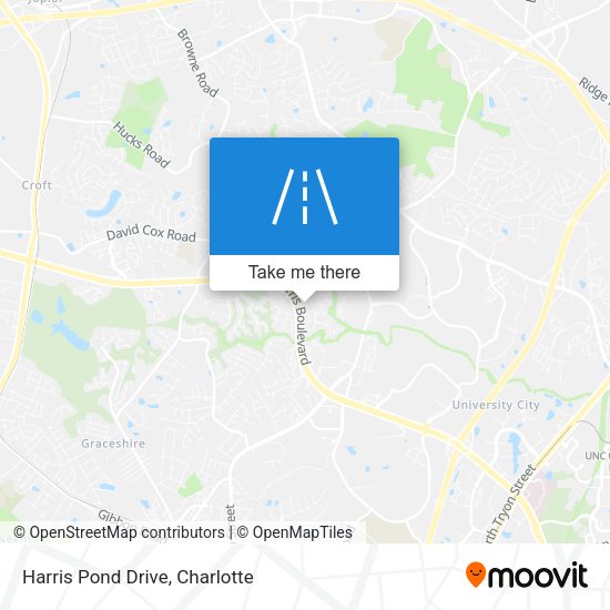 Harris Pond Drive map