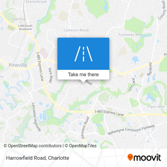 Mapa de Harrowfield Road