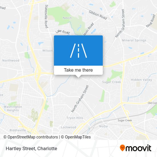 Mapa de Hartley Street