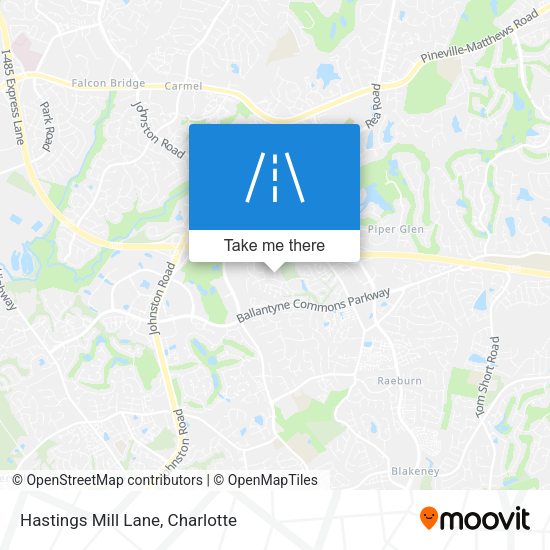 Mapa de Hastings Mill Lane
