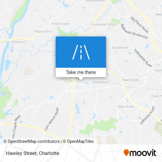 Mapa de Hawley Street