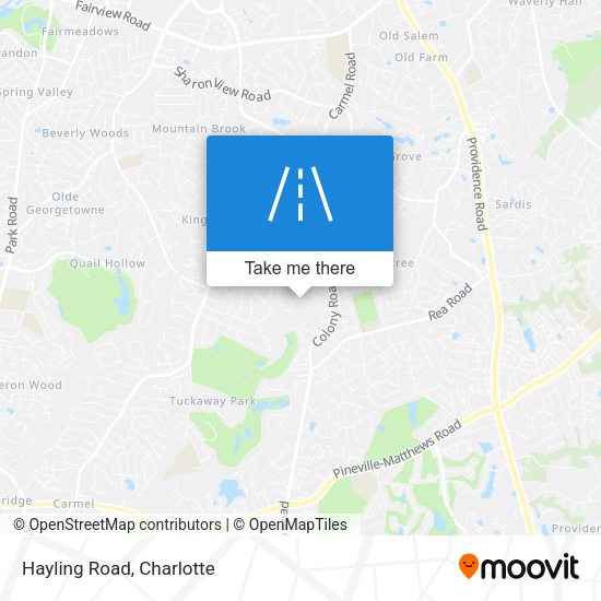 Mapa de Hayling Road