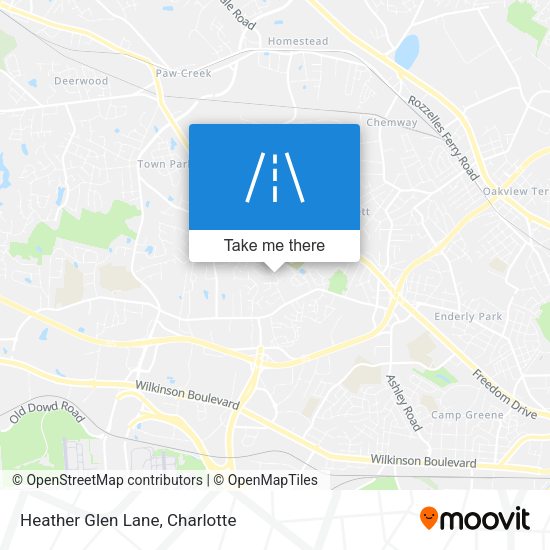 Heather Glen Lane map