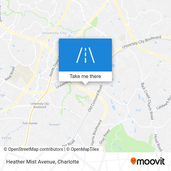 Heather Mist Avenue map