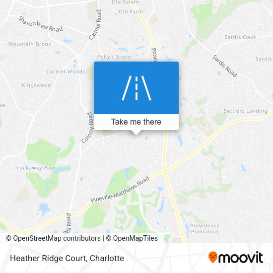 Mapa de Heather Ridge Court