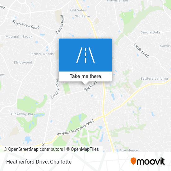 Heatherford Drive map