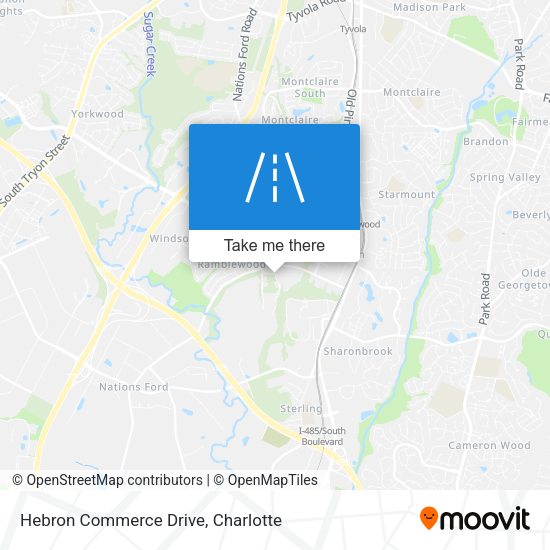 Hebron Commerce Drive map
