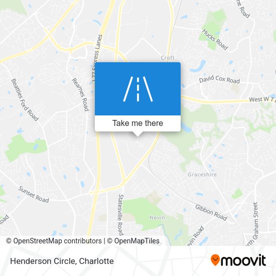 Henderson Circle map