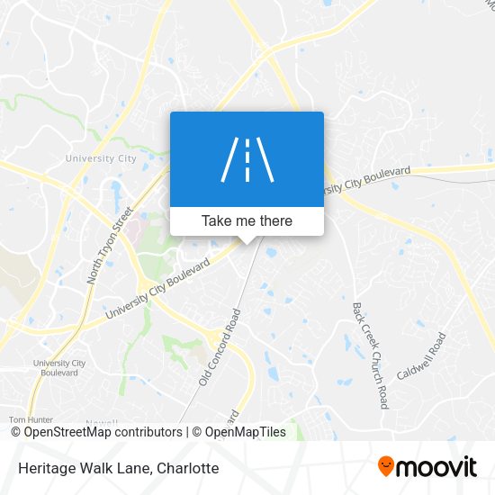 Heritage Walk Lane map