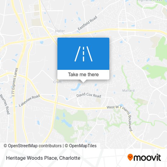 Heritage Woods Place map