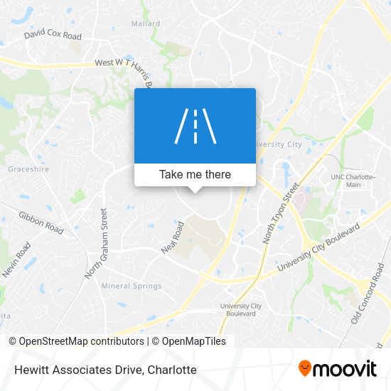 Hewitt Associates Drive map