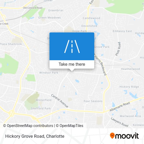 Mapa de Hickory Grove Road
