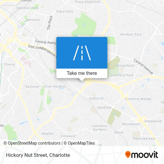 Hickory Nut Street map