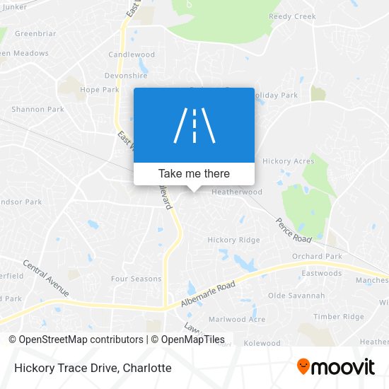 Mapa de Hickory Trace Drive