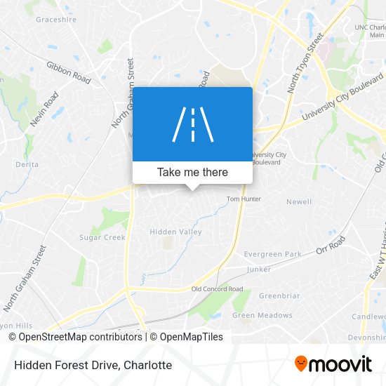 Mapa de Hidden Forest Drive