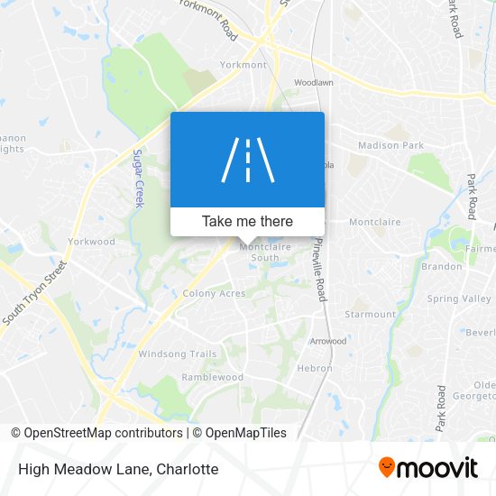 Mapa de High Meadow Lane