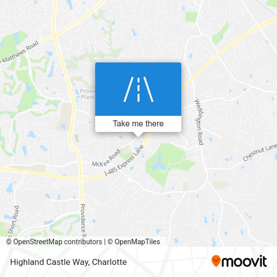 Mapa de Highland Castle Way