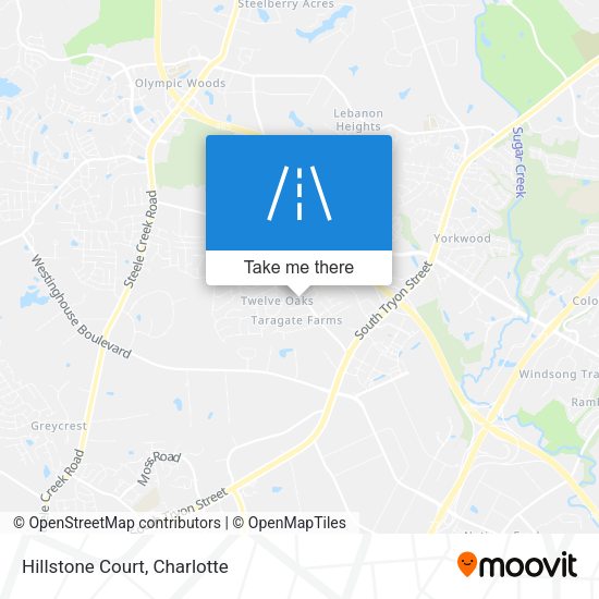 Mapa de Hillstone Court