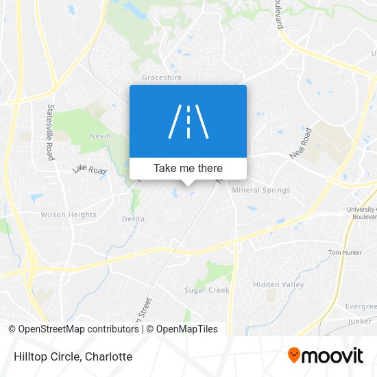 Mapa de Hilltop Circle
