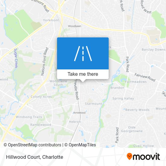 Mapa de Hillwood Court