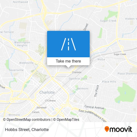 Mapa de Hobbs Street