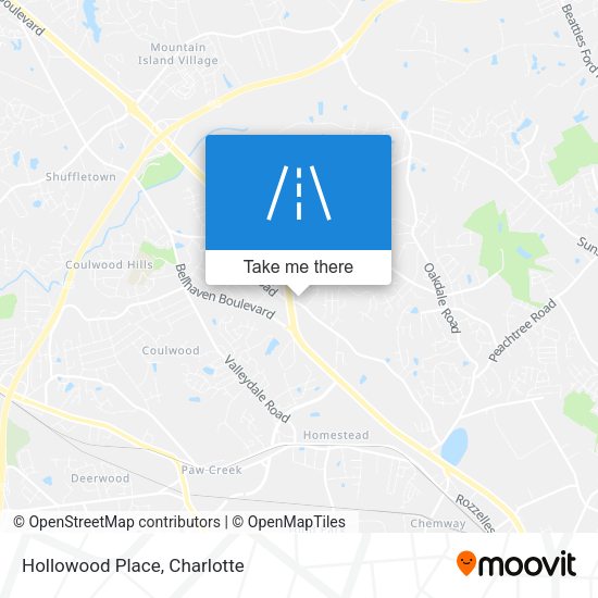 Mapa de Hollowood Place