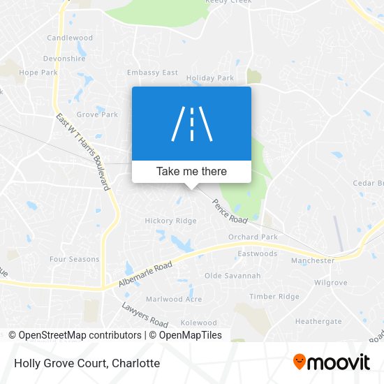 Mapa de Holly Grove Court