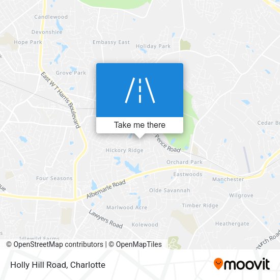 Mapa de Holly Hill Road