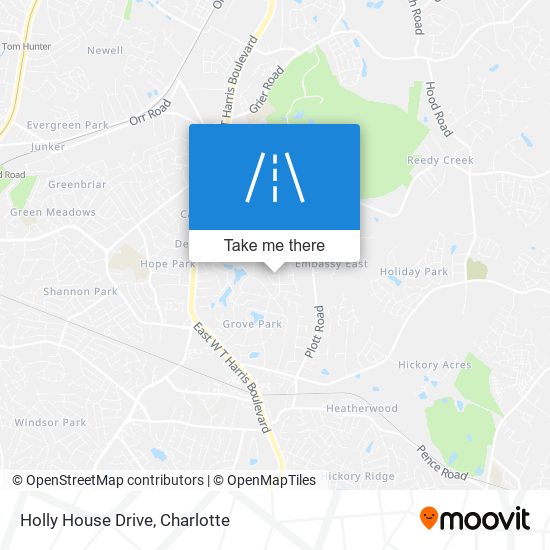 Holly House Drive map