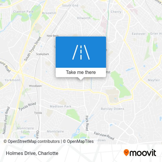 Mapa de Holmes Drive