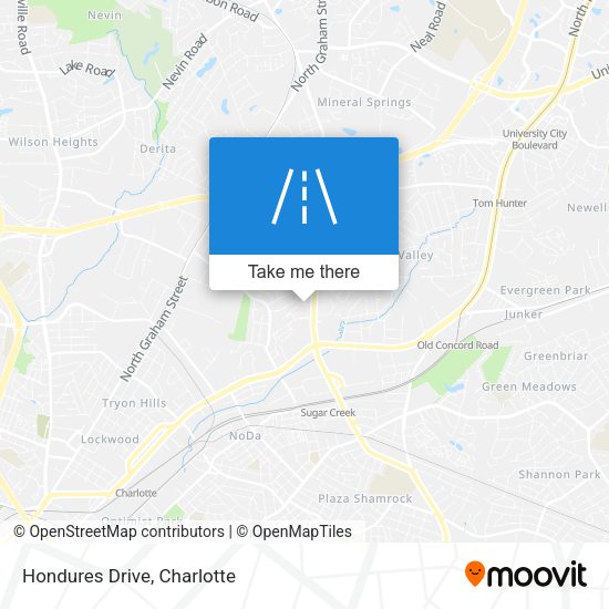 Mapa de Hondures Drive