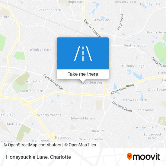 Mapa de Honeysuckle Lane