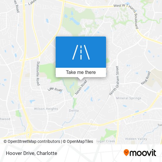 Hoover Drive map