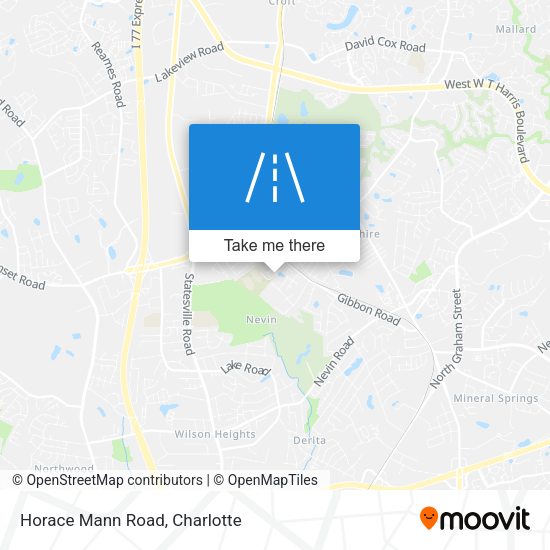 Mapa de Horace Mann Road