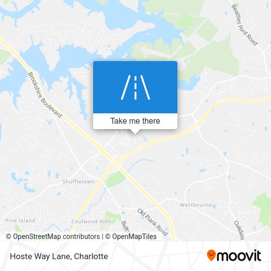 Mapa de Hoste Way Lane