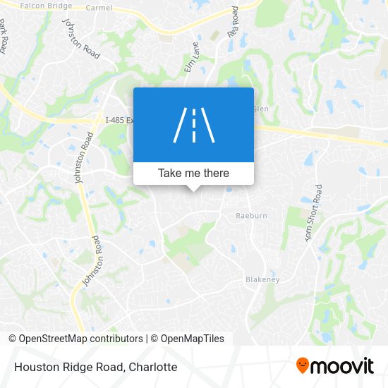 Mapa de Houston Ridge Road