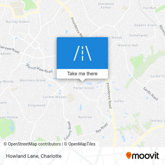 Mapa de Howland Lane