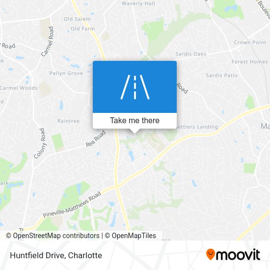 Mapa de Huntfield Drive