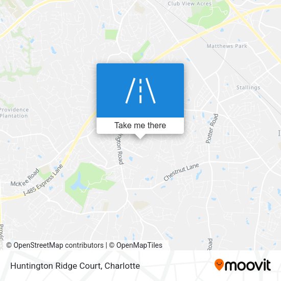 Huntington Ridge Court map