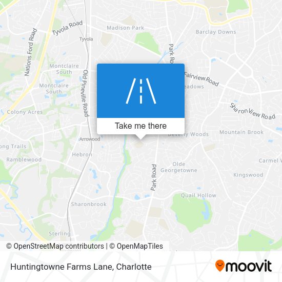 Mapa de Huntingtowne Farms Lane