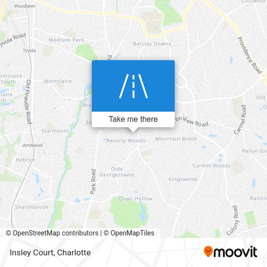 Mapa de Insley Court