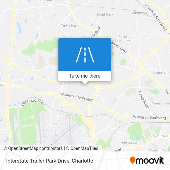 Mapa de Interstate Trailer Park Drive