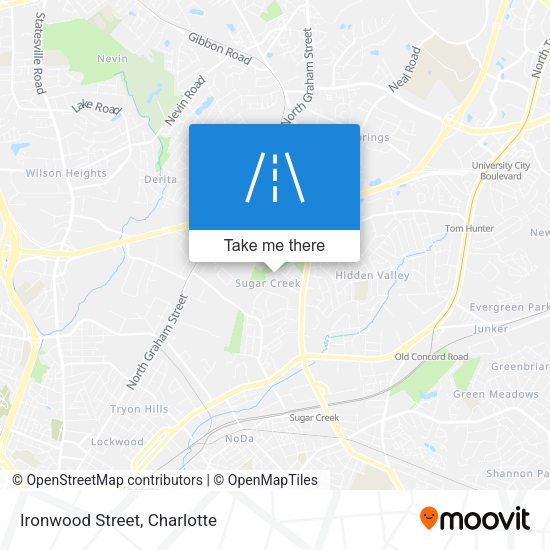 Mapa de Ironwood Street
