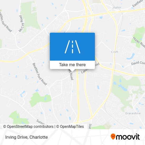 Mapa de Irving Drive